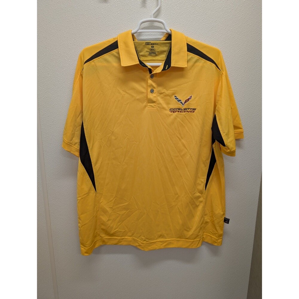 Sz 2xl Corvette racing Mens Polo Pro Celebrity American Team Sports Motor Xxl